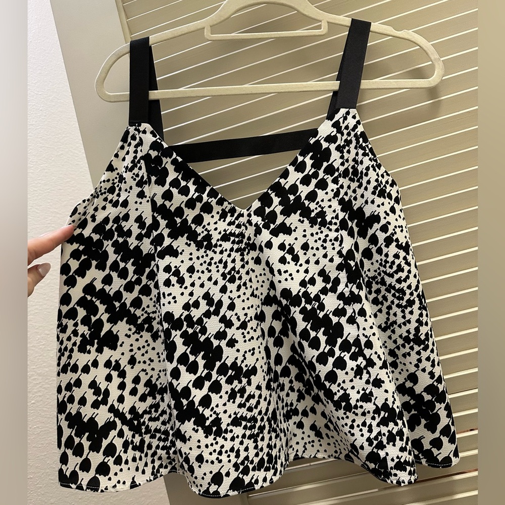 Black and White Women's Tank Top